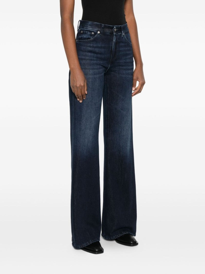 Dondup Straight-Leg Jeans With Mid-Rise Waist