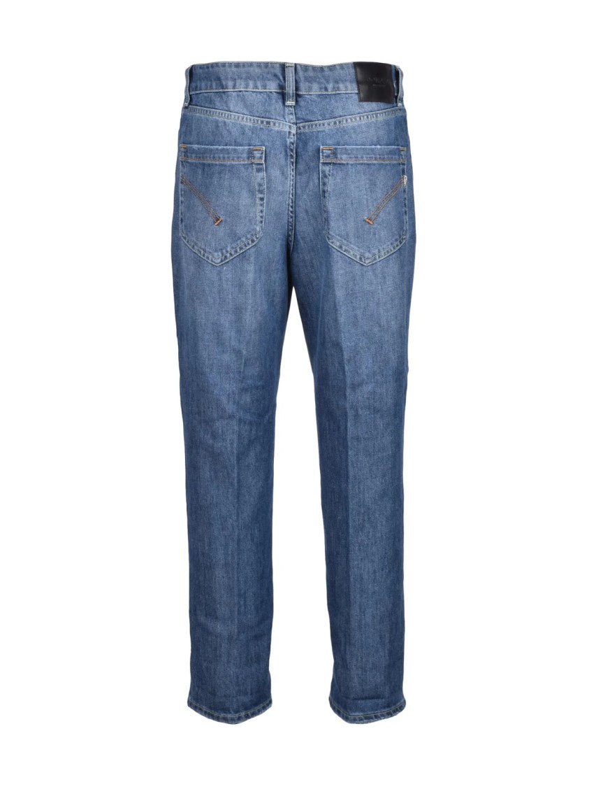 Dondup Blue Koons Cotton Jeans