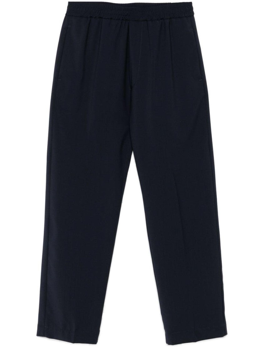 Barena Relaxed-Fit Black Trousers