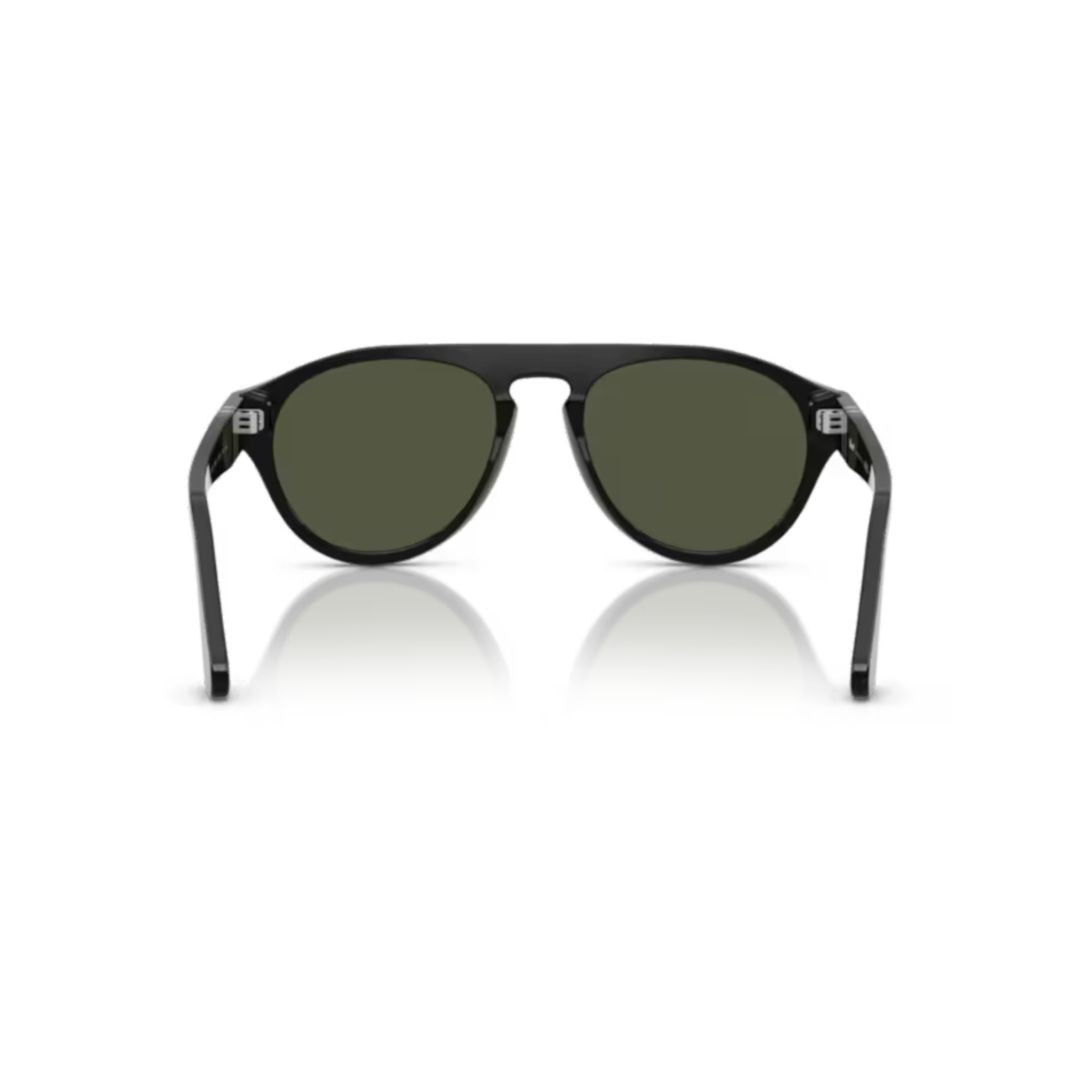 Persol 0Po3370s Classic Aviator Sunglasses With Sturdy Acetate Frame