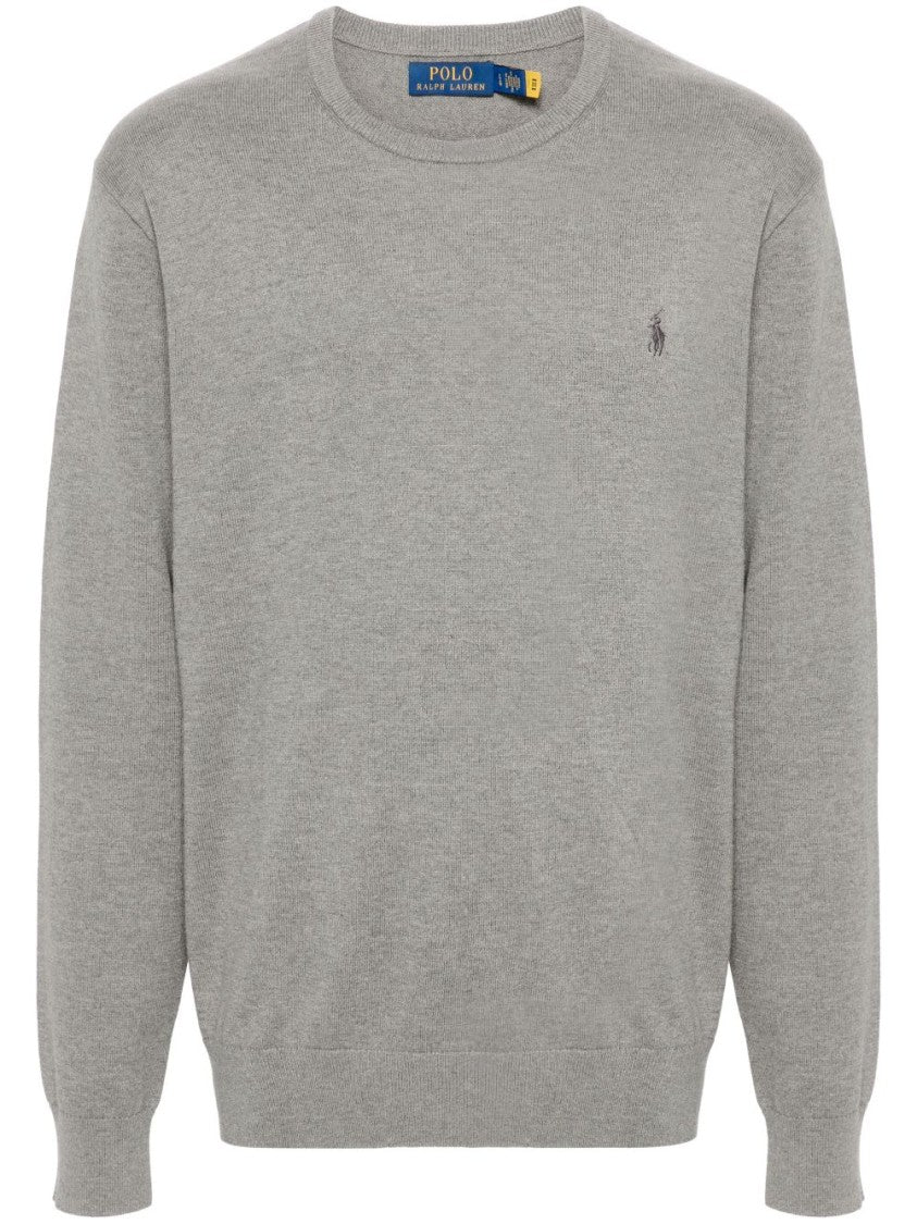 Polo Ralph Lauren Mélange Effect Cotton Blend Sweater