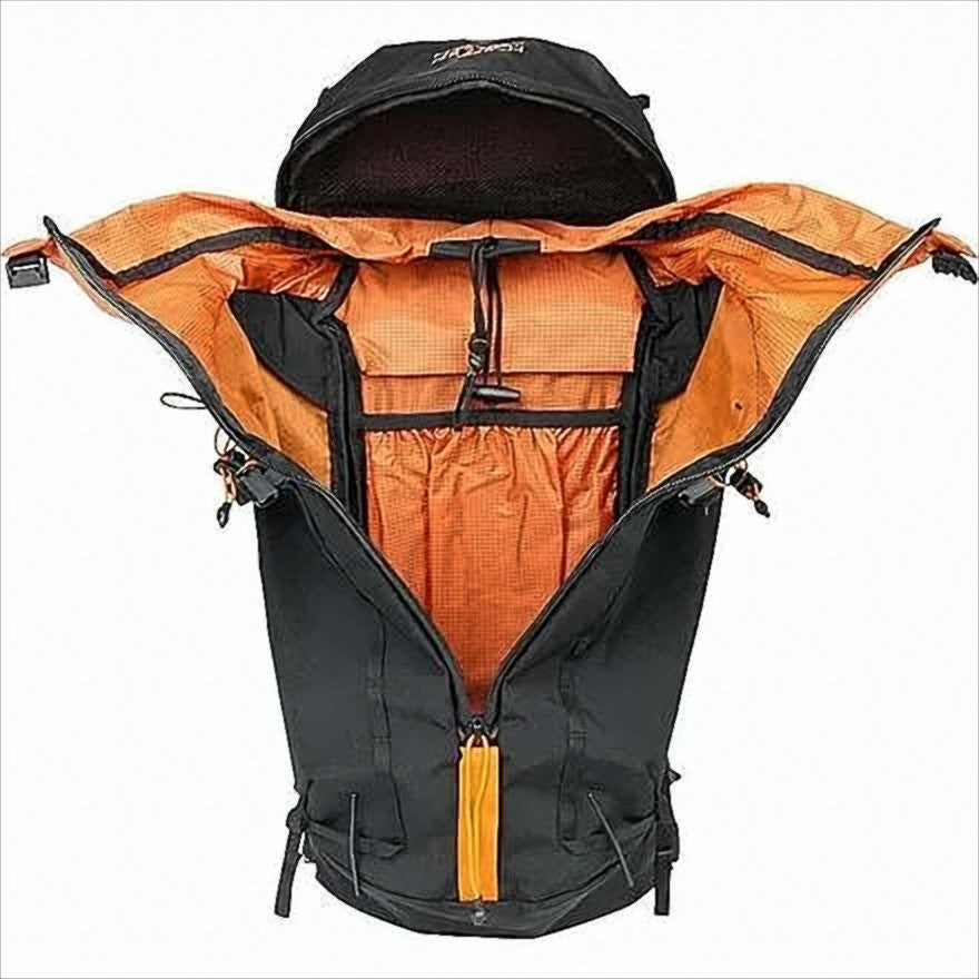Mystery Ranch Streamlined Nylon Backpack With Orange Accentsb