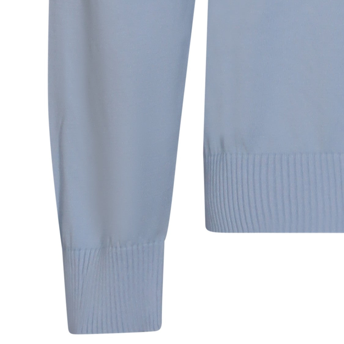 Malo Clear Blue Fine-Knit Sweater