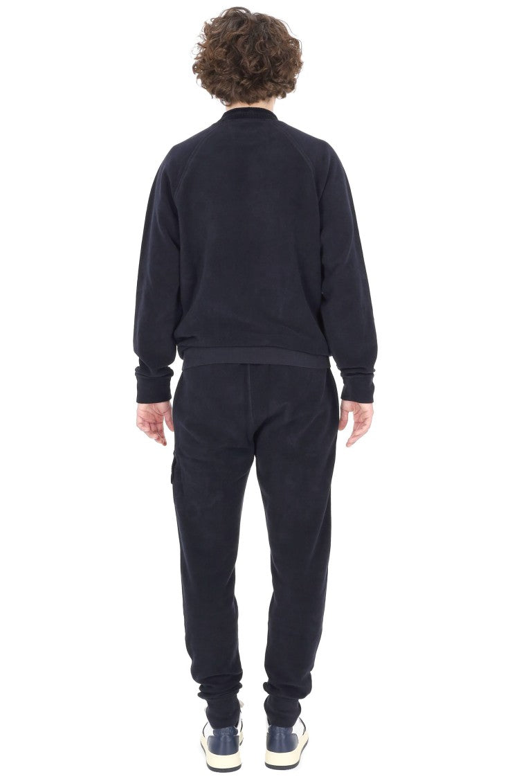 C.P. Company Brushed Cotton Sweatshirt With Ribbed Roll Neck
