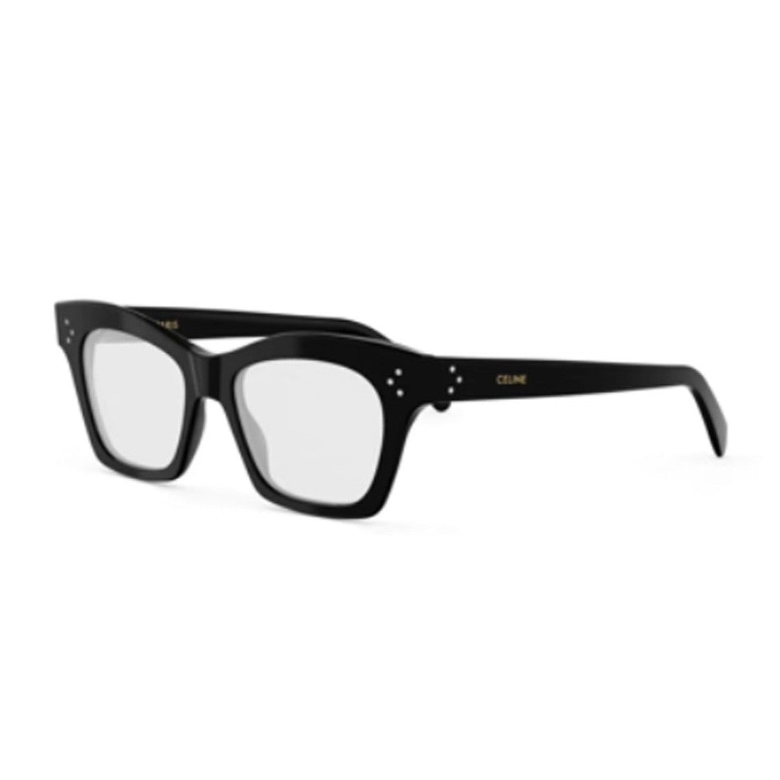 Celine Black Three Dots Acetate Cat-Eye Sunglasses