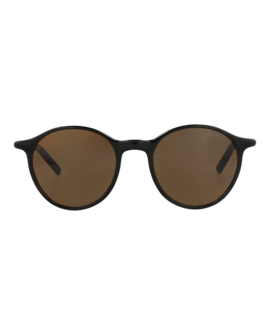 Montblanc Round-Frame Sunglasses In Recycled Injected Acetate
