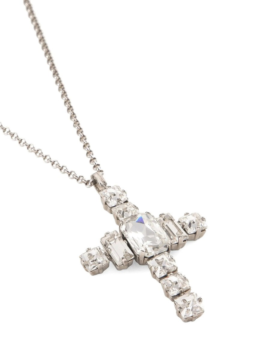 Dolce & Gabbana Rhinestone Cross Necklace