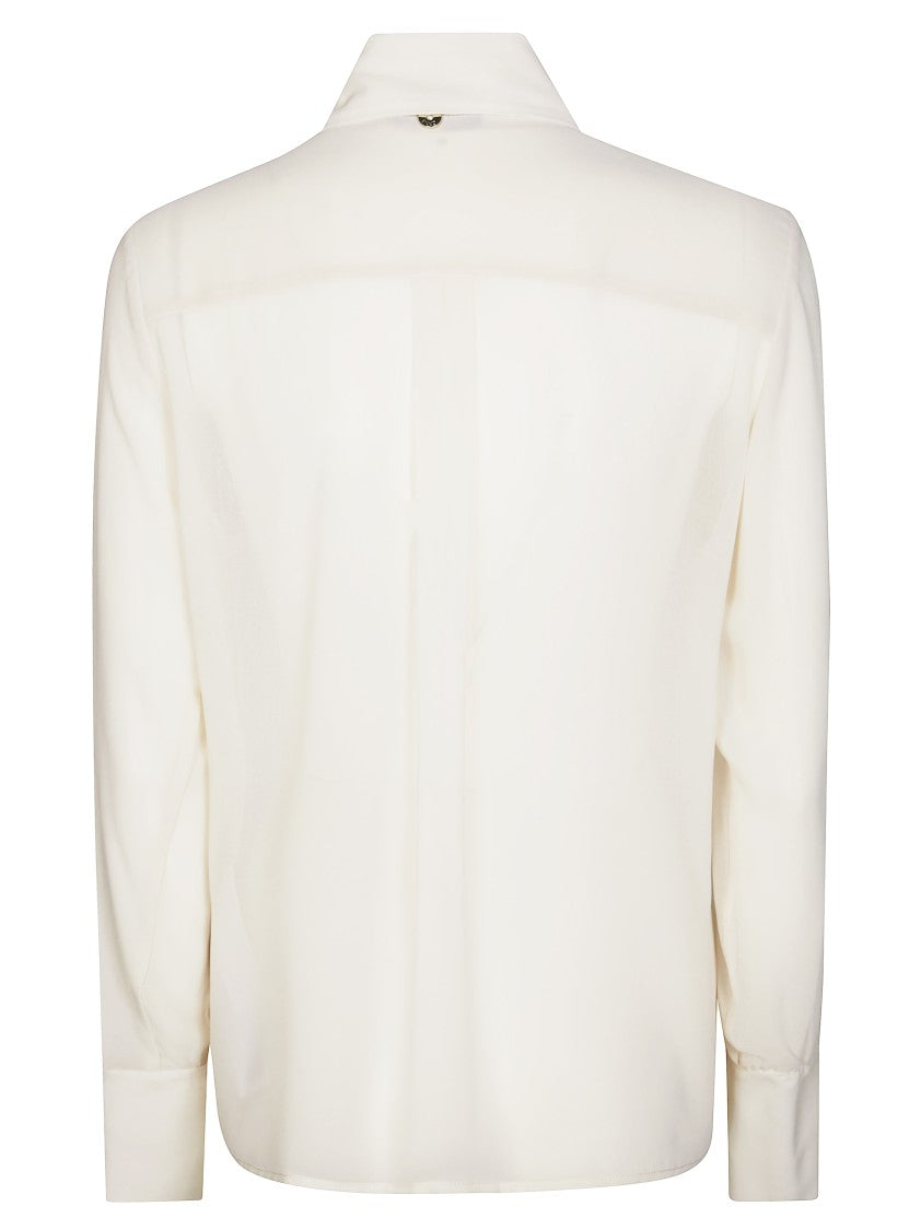 Liu Jo Long-Sleeve Blouse With Pointed Collar