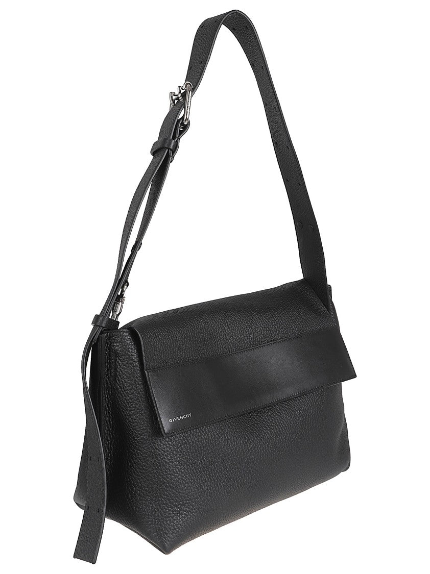 Givenchy Folded Flap Bag In Soft Calf Leather With Adjustable Strap