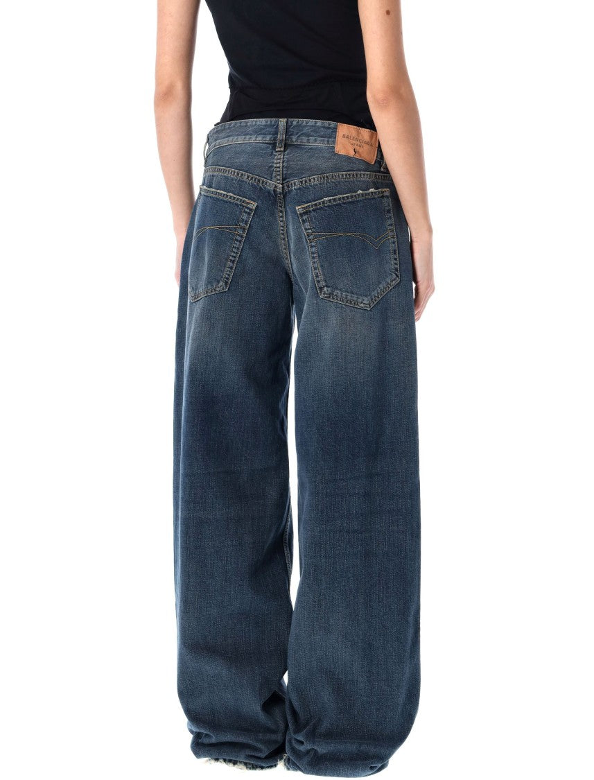 Balenciaga Wide Leg Baggy Pant