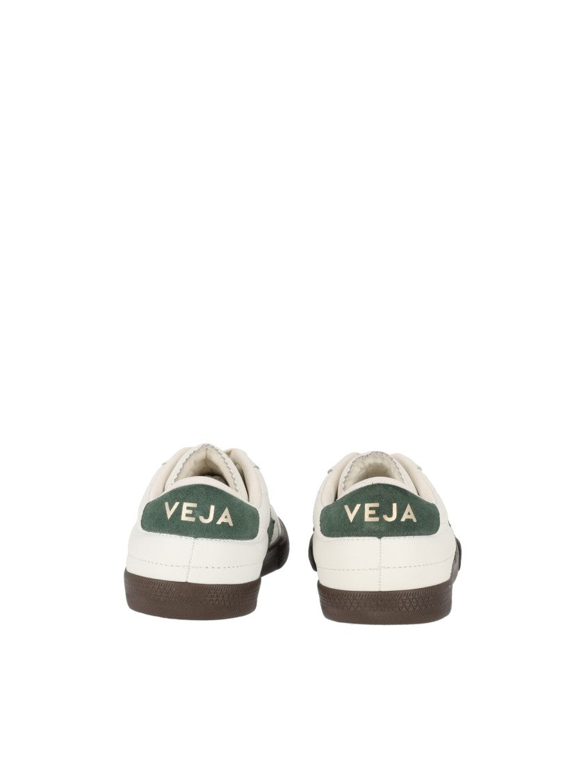 Veja White Panenka Suede Accent Low-Top Sneakers