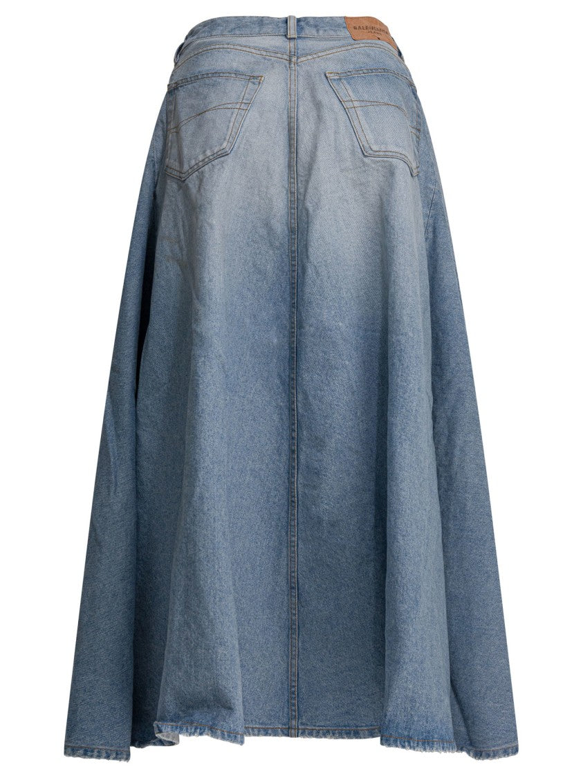 Balenciaga "Godet" Long Skirt
