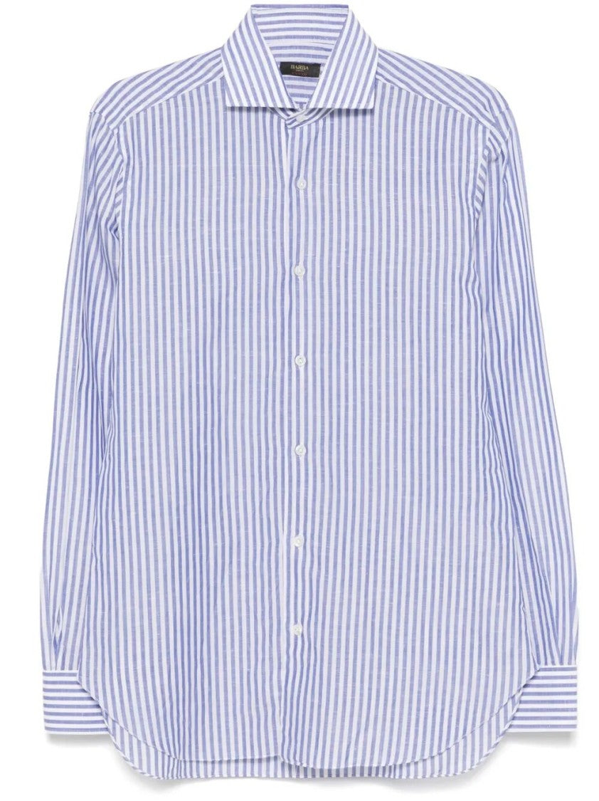 Barba Napoli Classic Striped Cotton Shirt
