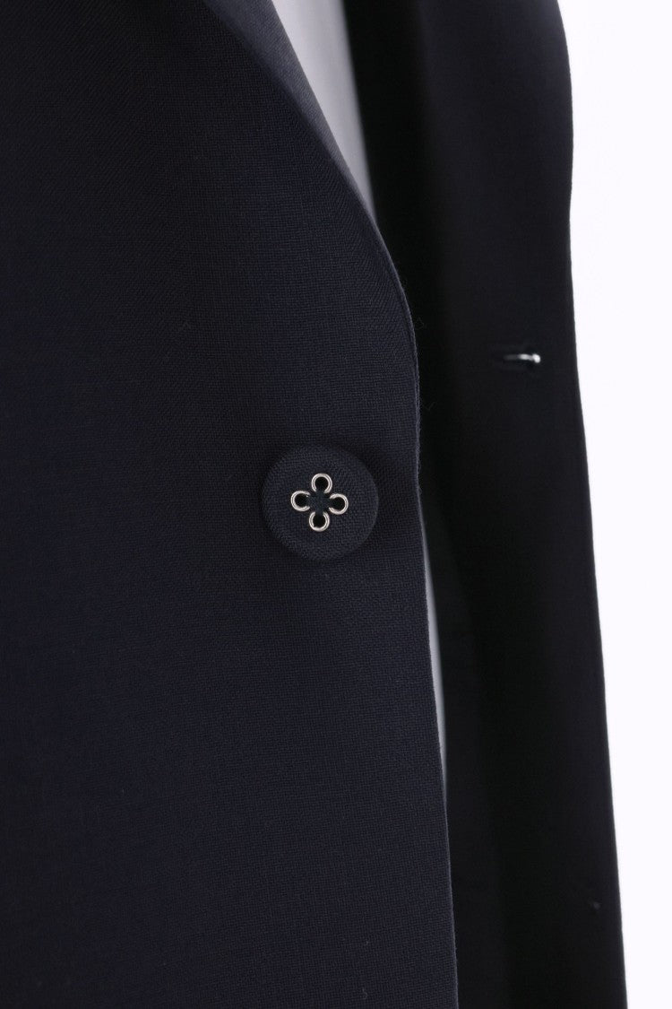 Officine Generale Kent Model Single-Breasted Wool Jacket