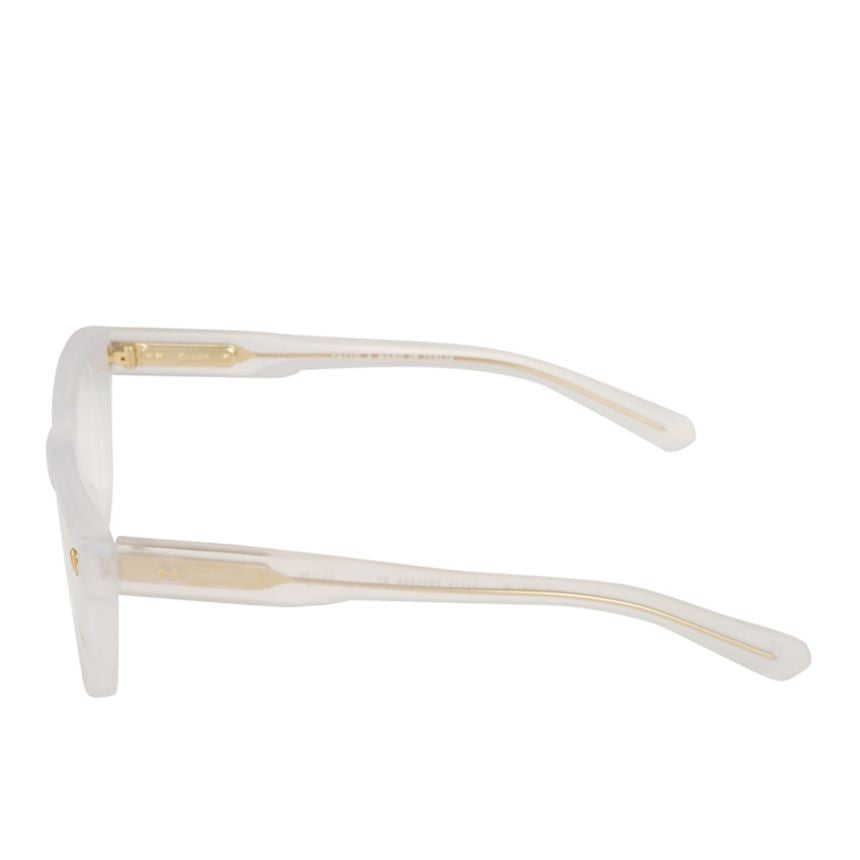 Kador Premium 13-53 Translucent Frosted Eyeglasses With Gold Accents