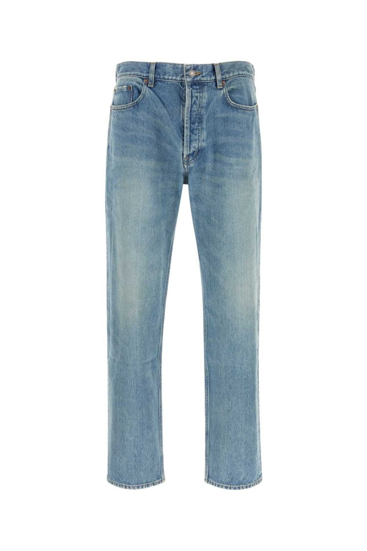 Saint Laurent Vintage-Inspired Straight-Leg Denim Jeans With Timeless Appeal