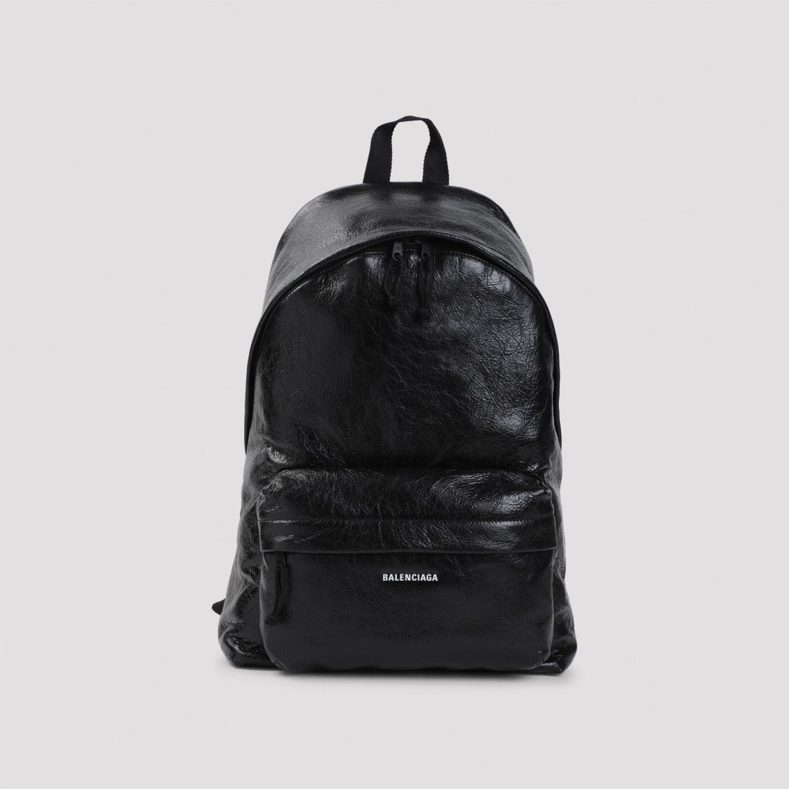 Balenciaga Black Lamb Leather Explorer Backpack