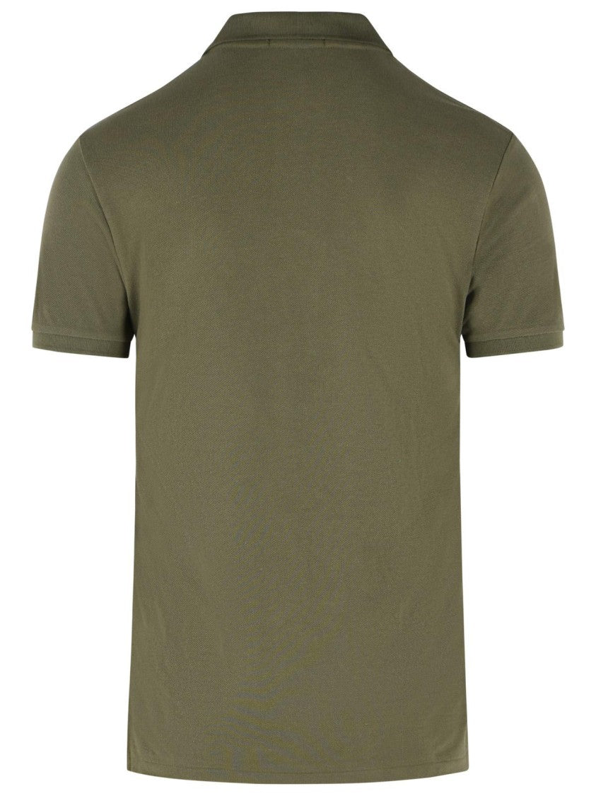 Polo Ralph Lauren Polo Shirt In Green Cotton