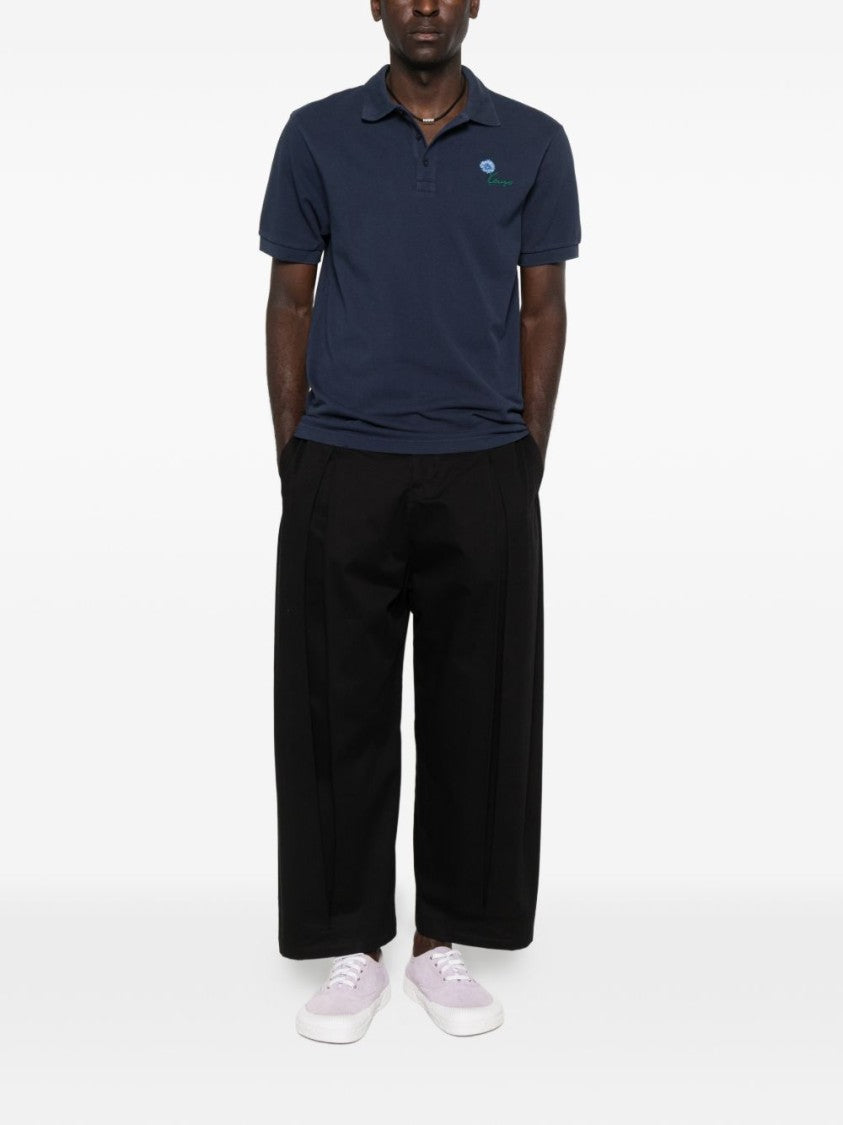 Kenzo Minimalist Crew Neck Short Sleeve Polo