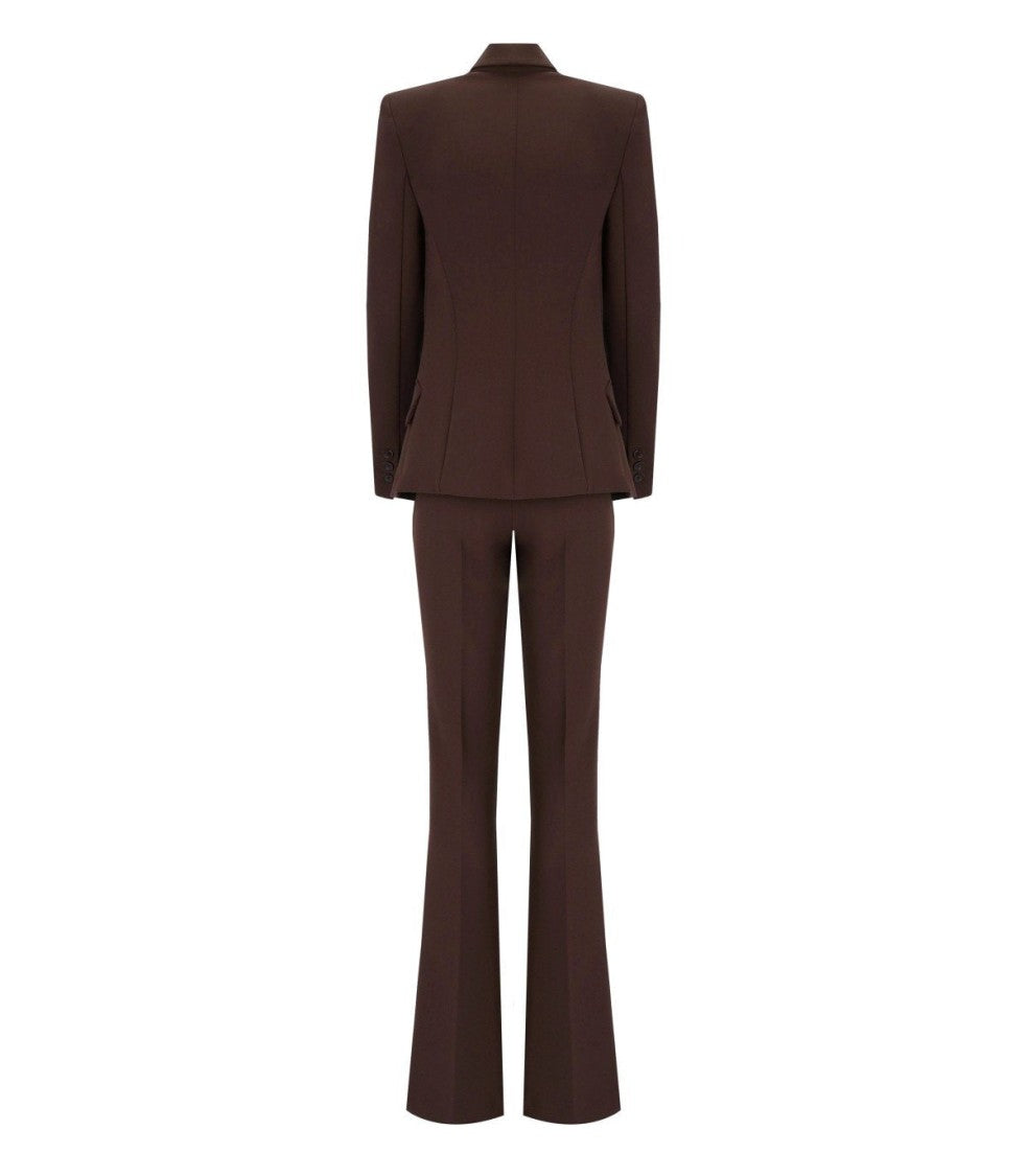 Elisabetta Franchi Coffee Suit