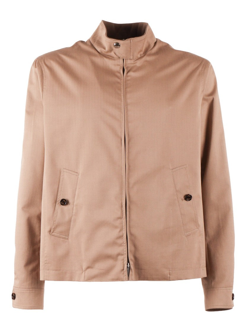 Sealup Brown Blouson Diogene Wool Jacket
