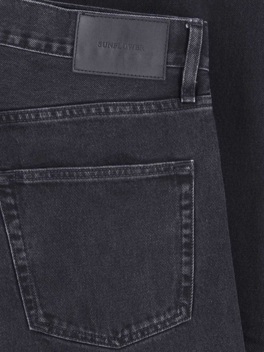 Sunflower Black Loose Denim Wide-Leg Jeans