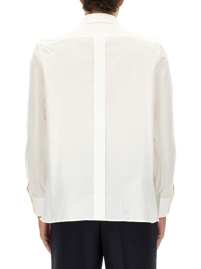 Saint Laurent Refined White Cotton Shirt
