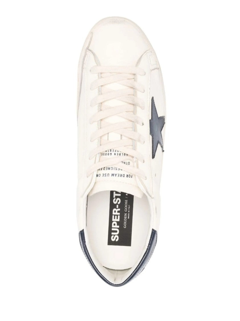 Golden Goose Beige Low-Top Sneakers With Distressed Finish
