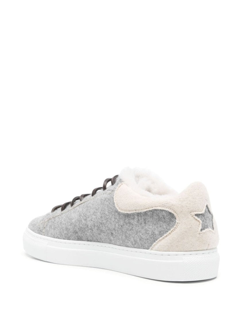 Lorena Antoniazzi Embossed-Star Sneakers