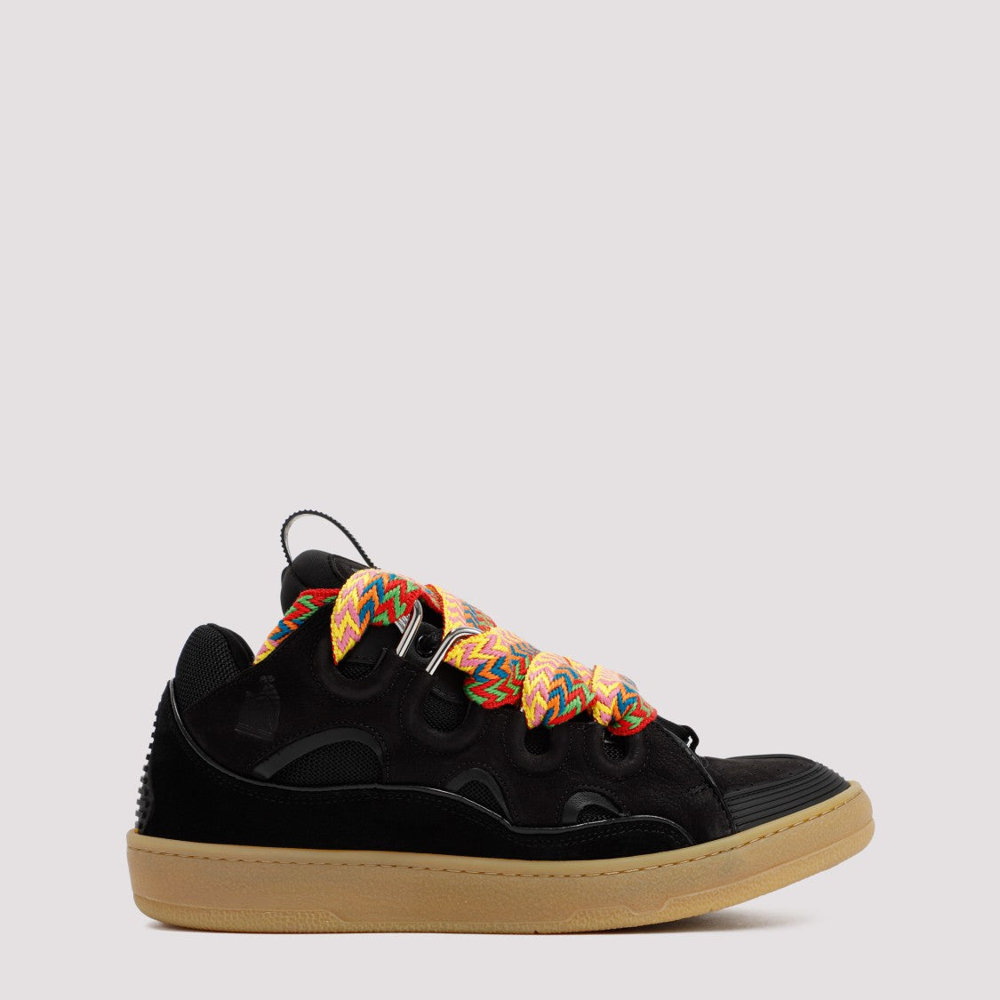 Lanvin Black Suede Calf Leather Sneakers