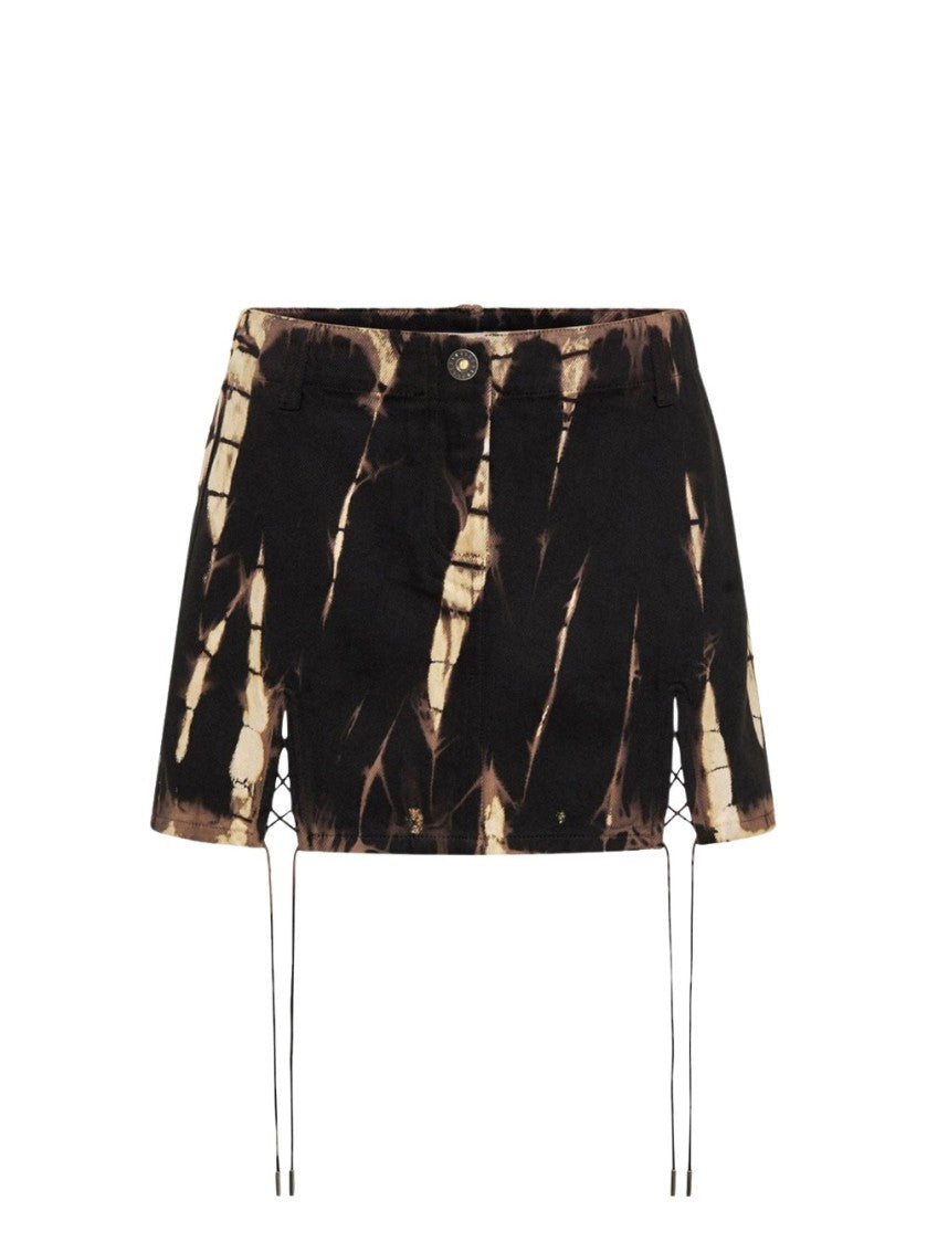 Dion Lee Denim V-Wire Mini Skirt