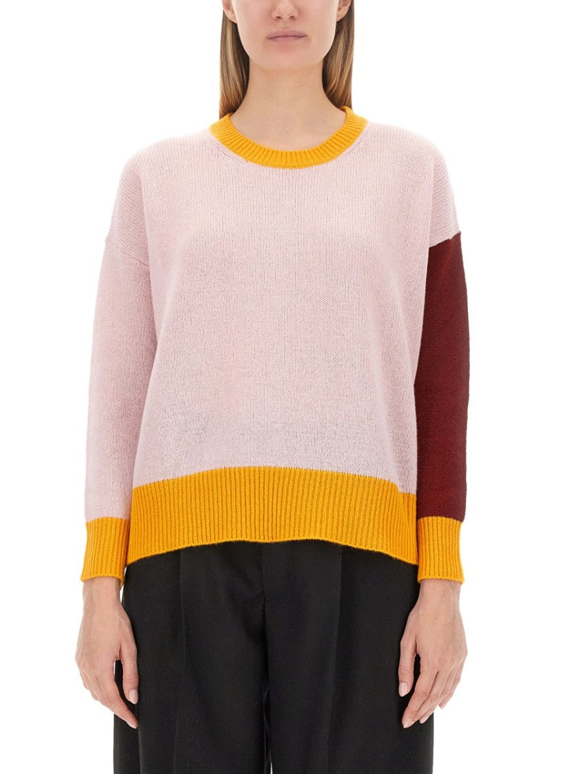 Marni Color-Block Cashmere Sweater