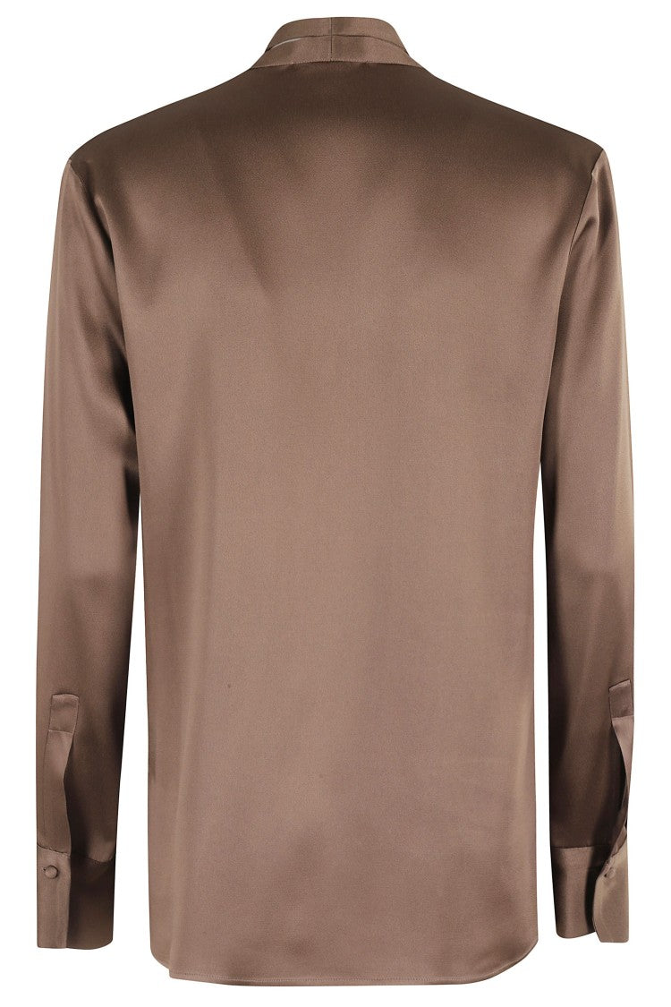 Antonelli Long-Sleeved Blouse With Front Tie