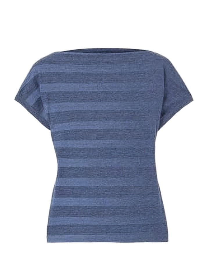 Our Legacy Striped Short-Sleeved Top With Boat Neckline