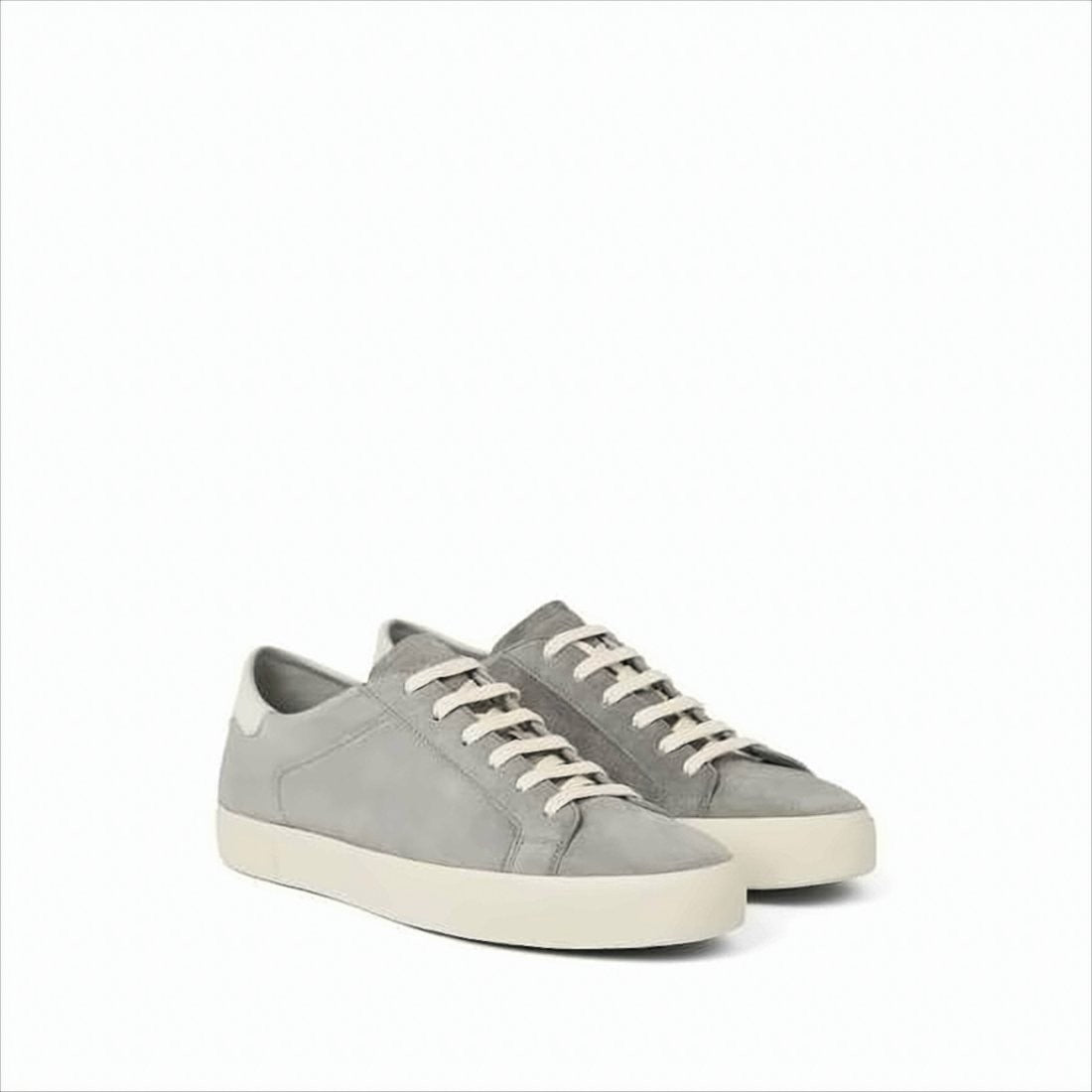 Brunello Cucinelli Low-Top Grey Suede Sneakers