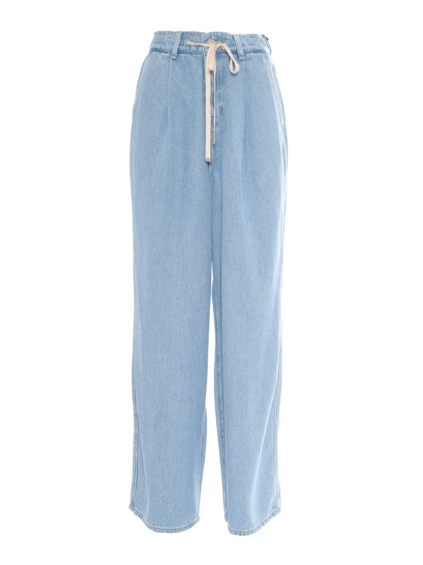 7 For All Mankind Wide-Leg Light Blue Denim Tilda Pant