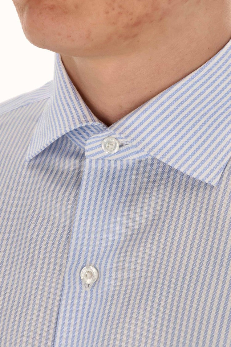 Finamore Milano Line Tailored Stripe Shirt