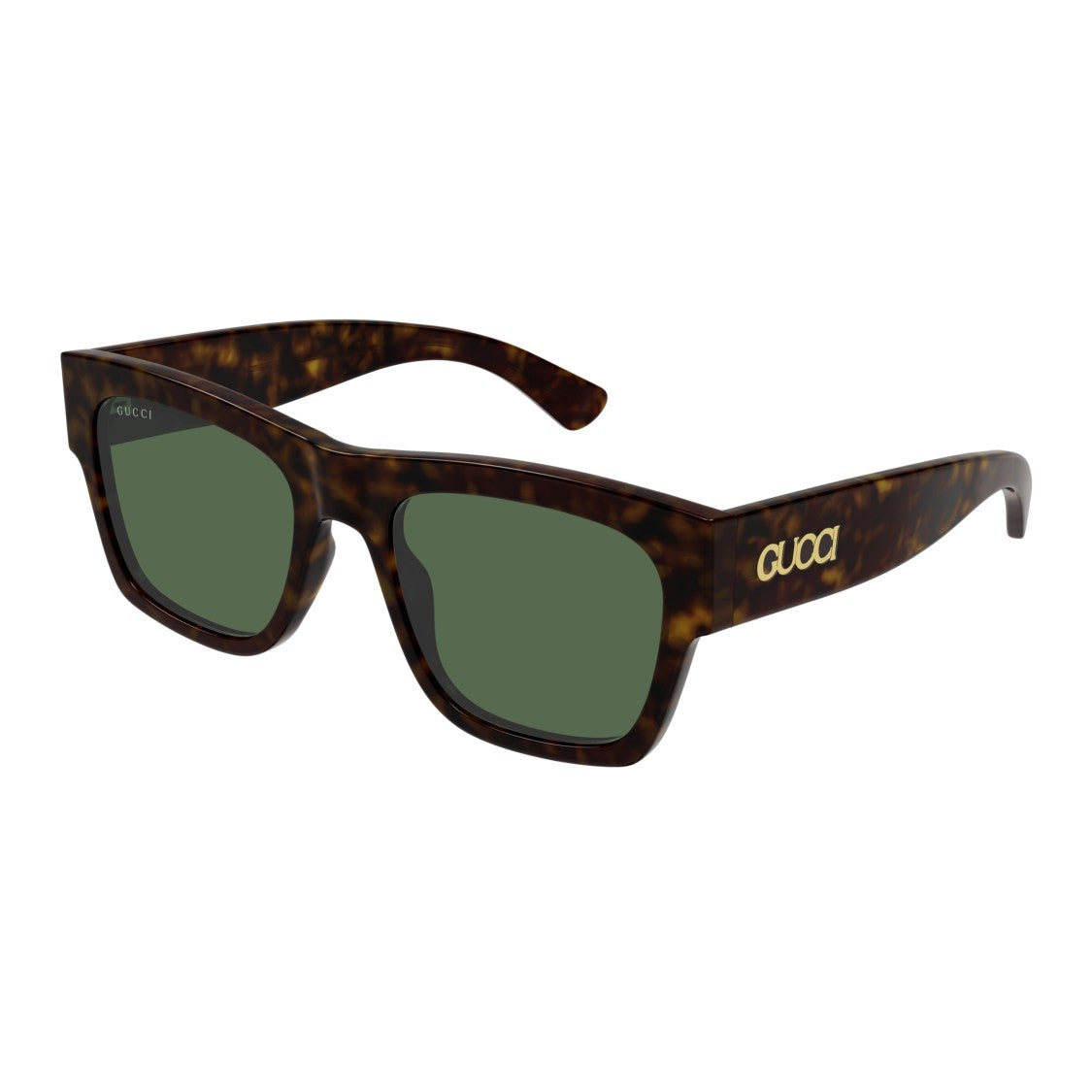 Gucci Gg1793s Bold Square Tortoiseshell Sunglasses
