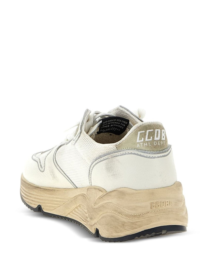 Golden Goose White Sneakers With Signature Star Patch