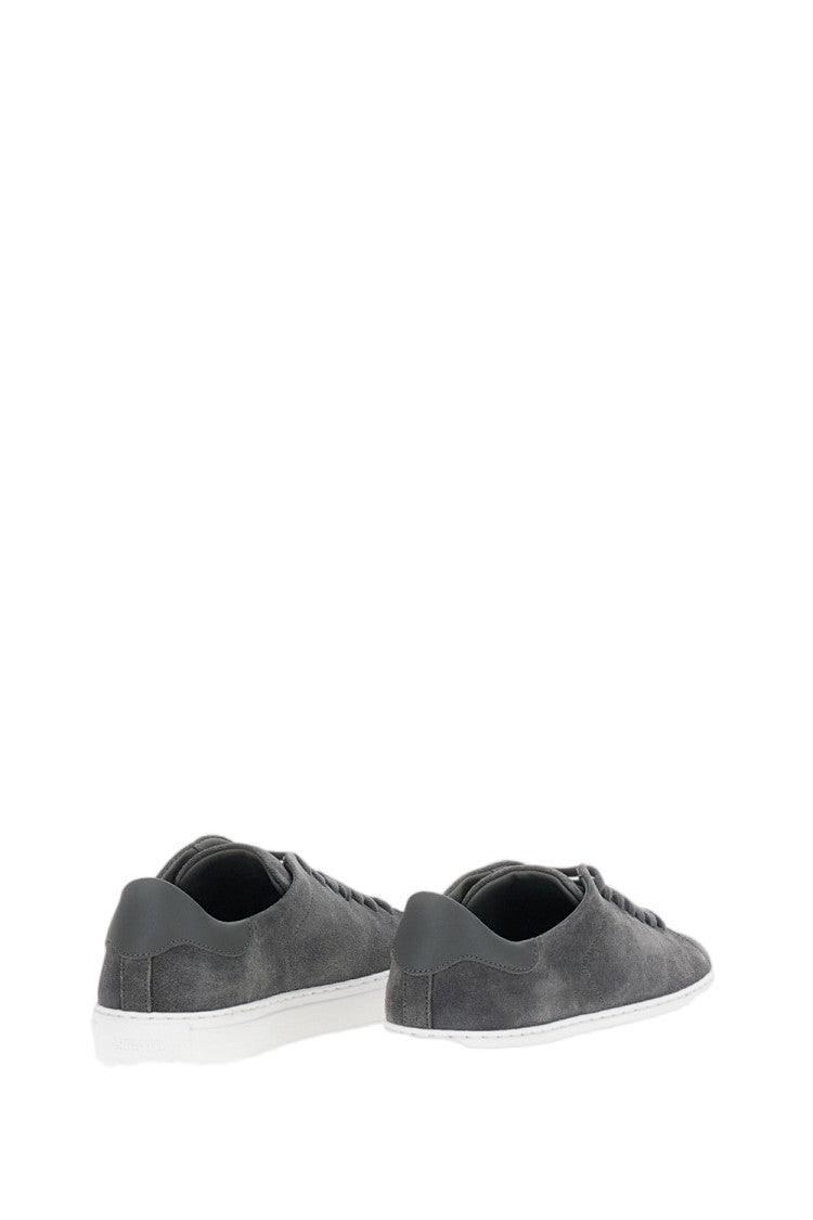 Axel Arigato Grey Suede Minimalist Low-Top Sneakers