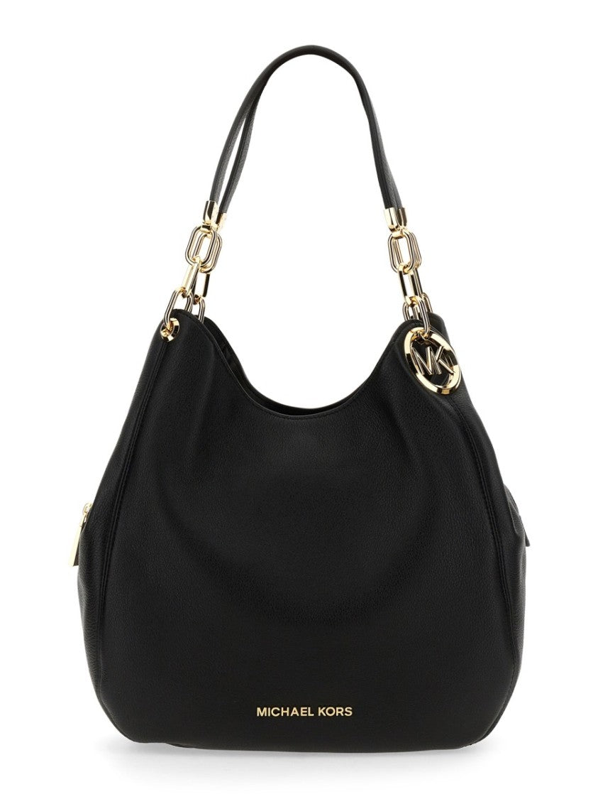 Michael Michael Kors Lillie Slouchy Rounded Logo Shoulder Bag