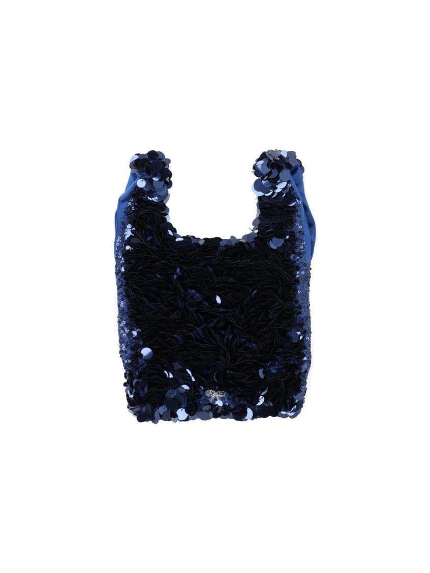Anya Hindmarch "Tony The Tiger Toasties" Mini Tote Bag – Blue
