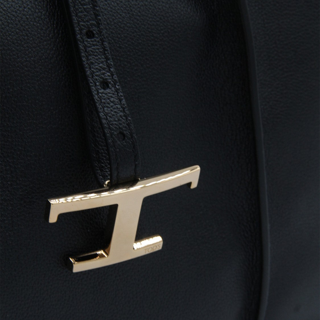 Tod's Black Leather Tote Bag