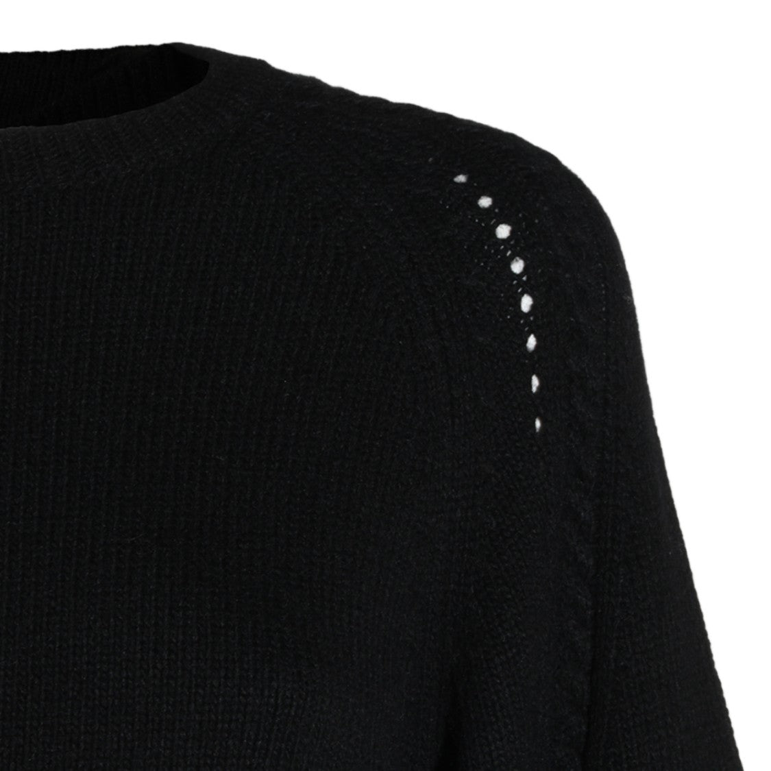 Twin-Set Fitted Voluminous Sleeve Knit Mini Dress