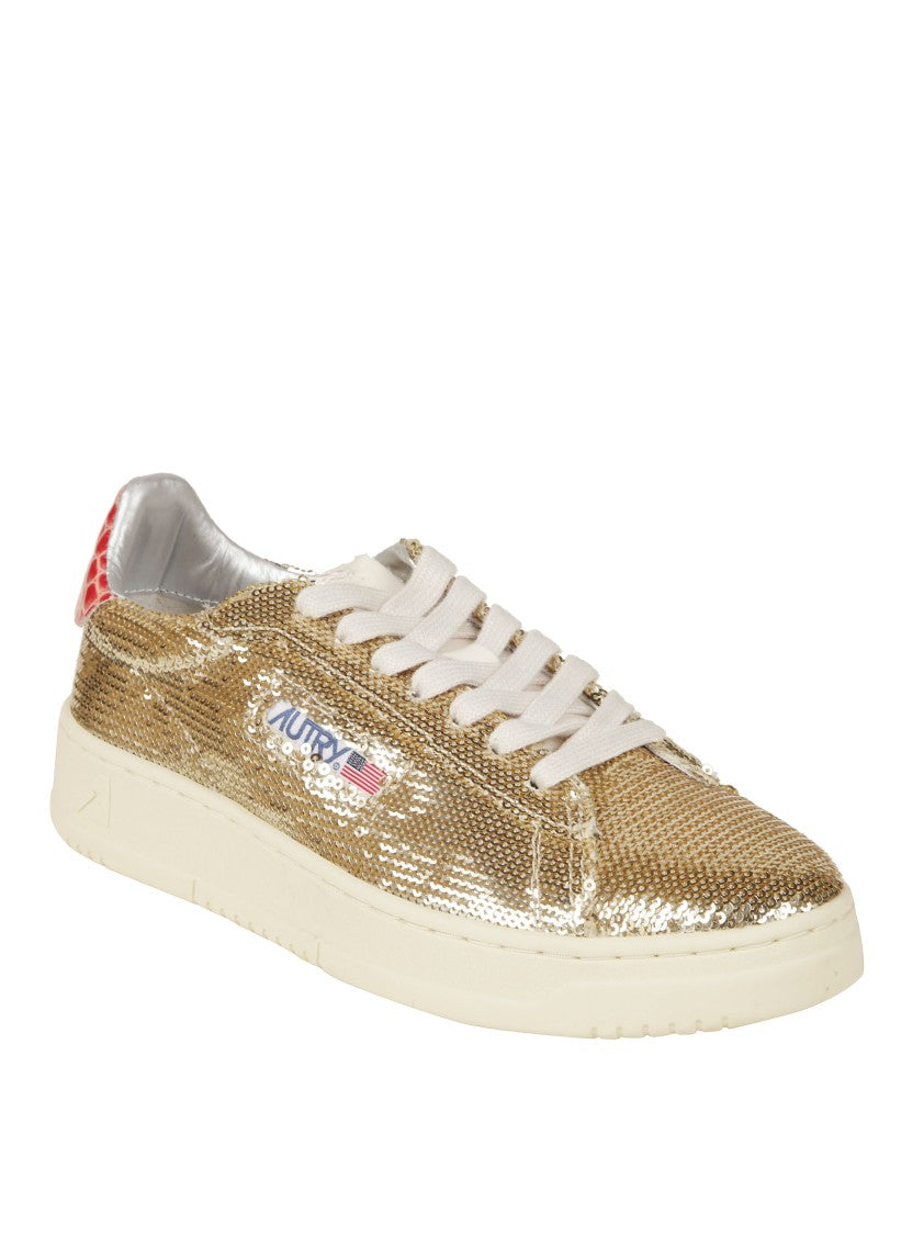 Autry Metallic Gold Sneakers