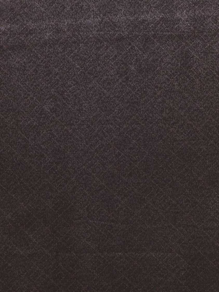 Elisabetta Franchi Textured Brown Scarf With Fringed Edges