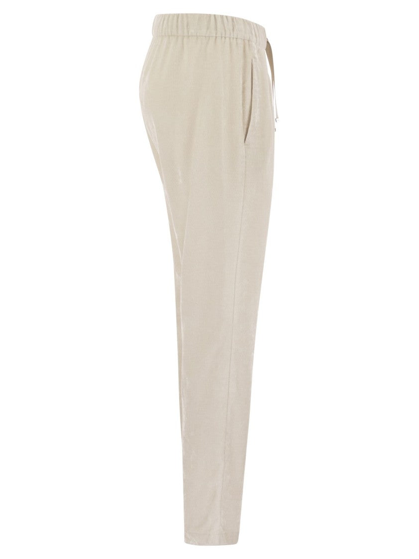 Herno Bright Corduroy Resort Trousers