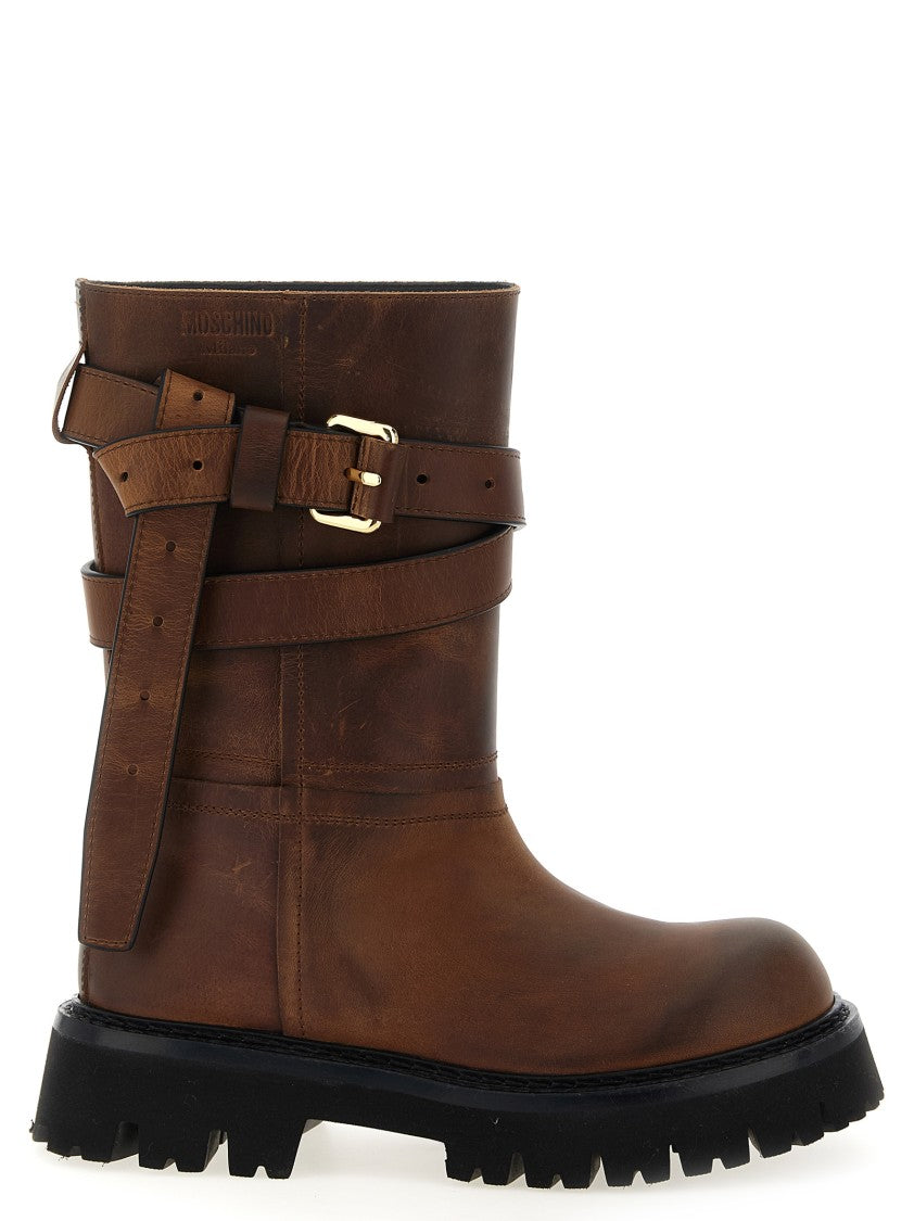 Moschino 'Brick' Boots