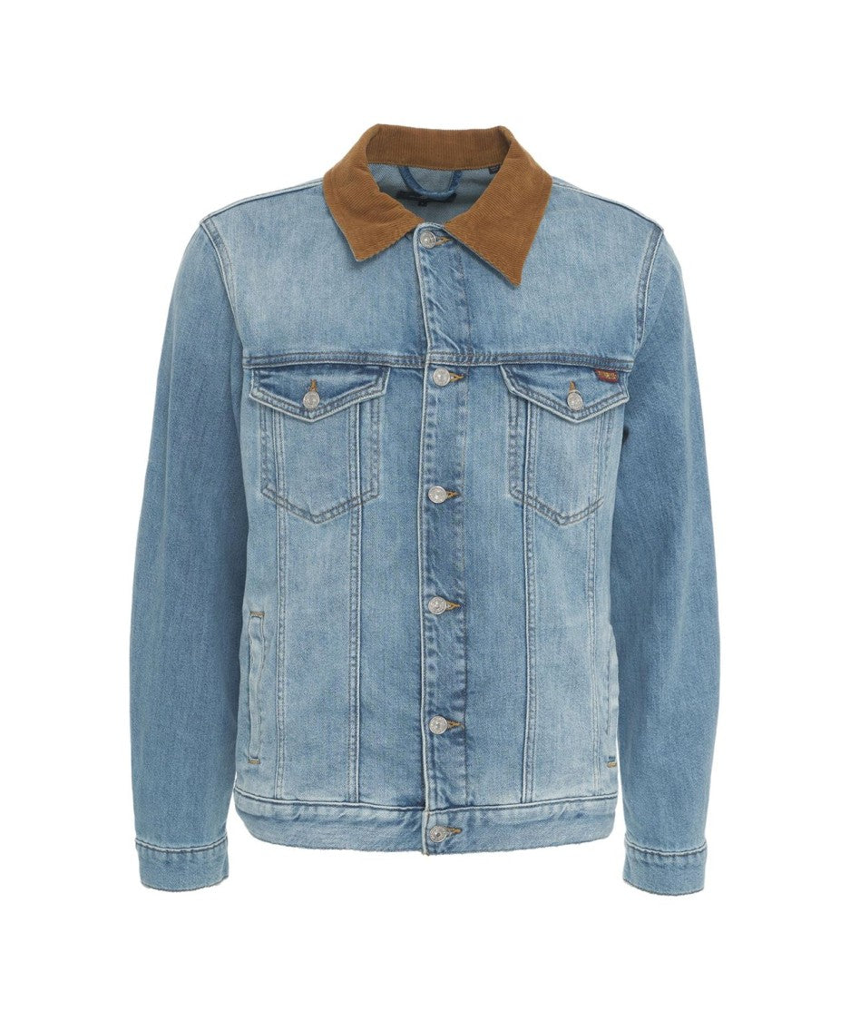 7 For All Mankind Light Blue Denim Jacket