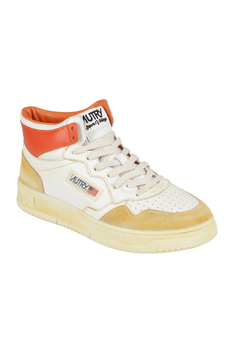 Autry Sup Vint Mid Mad High-Top Sneakers